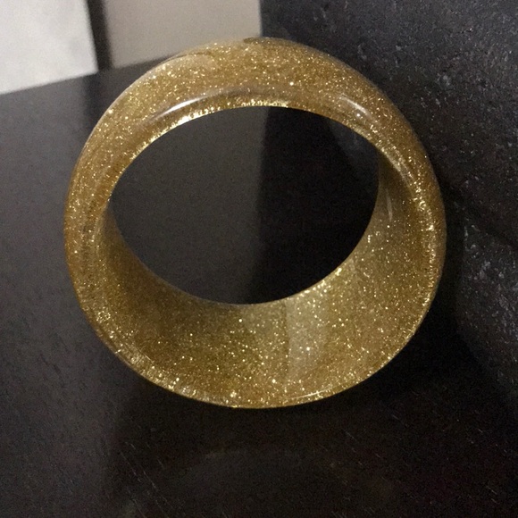 Gold glitter bangle - Picture 3 of 3